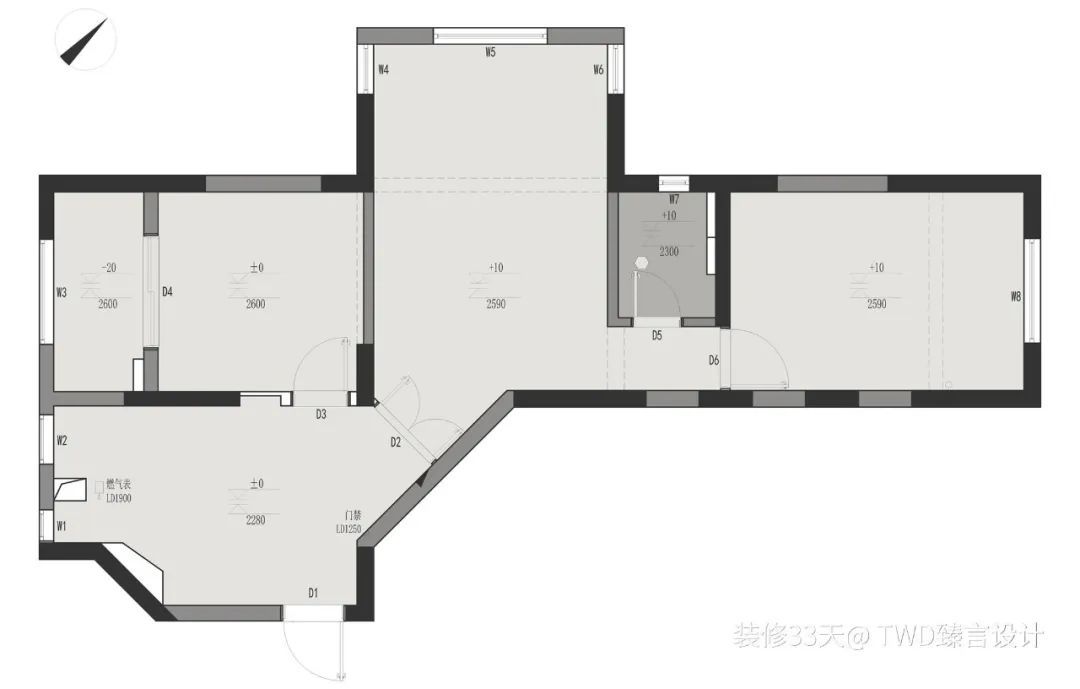 厨开窗洞餐桌嵌入餐边柜开元棋牌卧室改餐厅餐(图8)