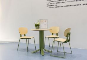 闪耀广州家博会创新设计摘双奖！开元棋牌三朗FINN系列餐桌椅(图3)